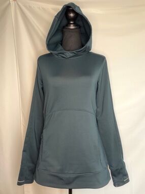 BLUE-GREEN ATHLETA STOWE HOODIE